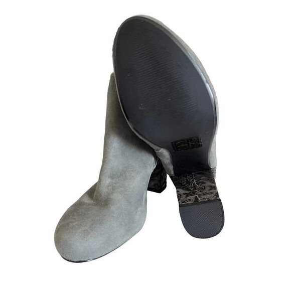 NEW Anthropologie Womens 9 Farylrobin Tiegan Suede Ankle Booties - Picture 15 of 16